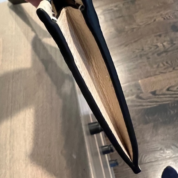 Coach X Jean Michel Basquiat Pouch & Card ID Wallet 2pcs NWOT pebble leather - Picture 14 of 16